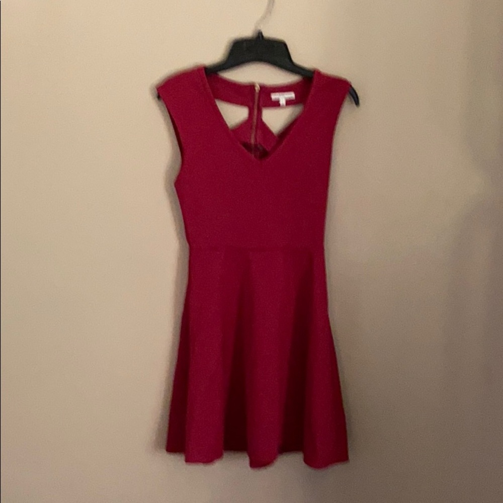 Burgundy Dress